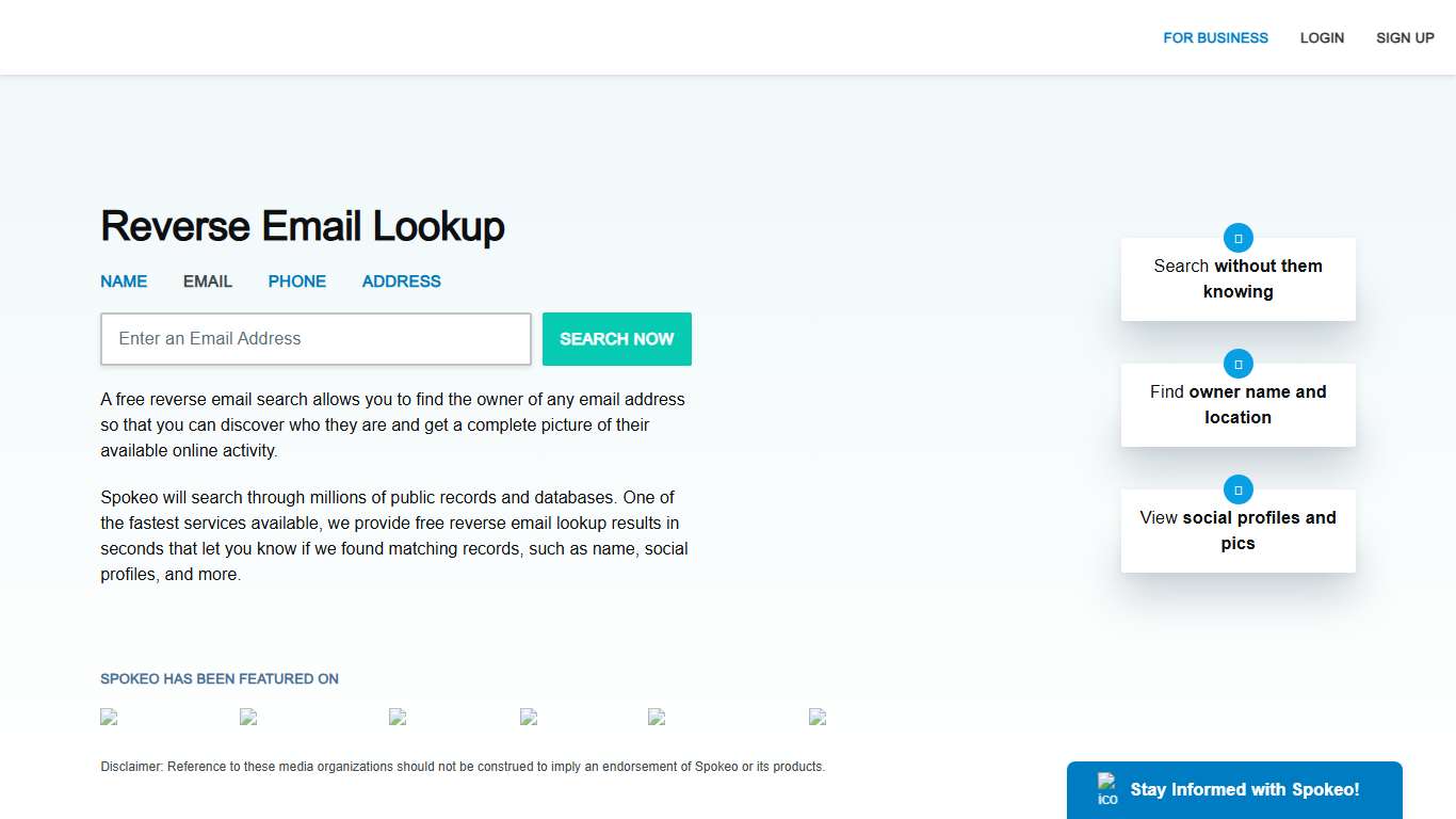 Email Search Reverse Email Lookup - Spokeo